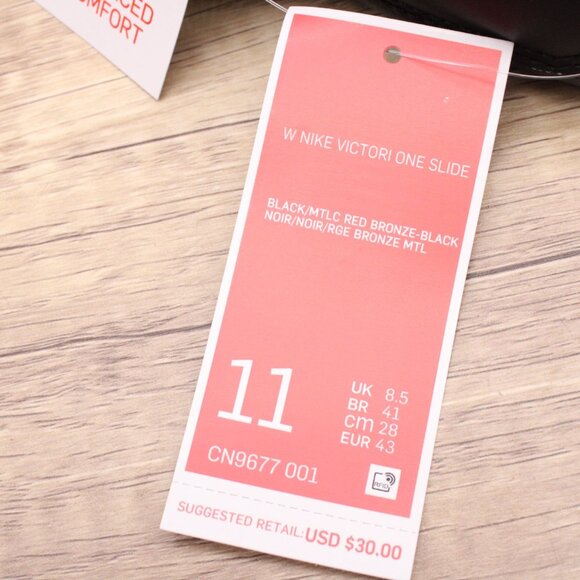 Nike Victori One Womens Slides Sandals Size 11 Black/Bronze CN9677-001 Slide NEW - Picture 5 of 10